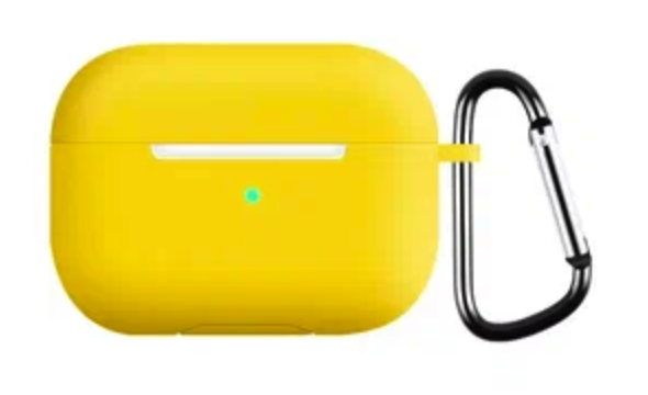 Чехол для наушников Airpods Pro 2 силикон, желтый