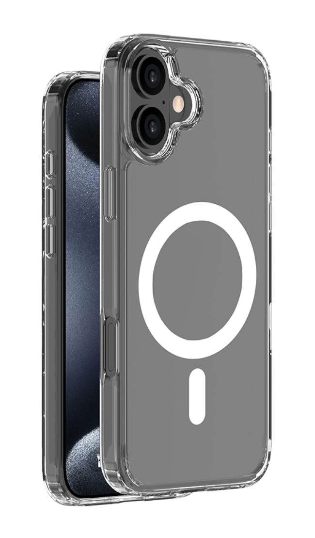 Чехол Deppa Gel Crystal Magsafe для iPhone 16, Прозрачный