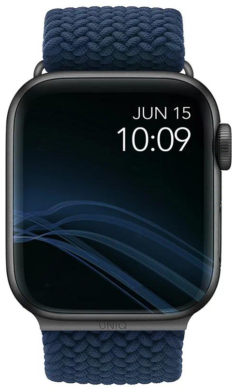 Ремешок Uniq для Apple Watch 42/41/40 мм ASPEN Strap Braided, Голубой
