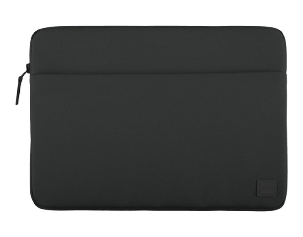 Сумка Uniq для MacBook 14" Vienna RPET fabric sleeve (ShockSorb), Полуночно-черный