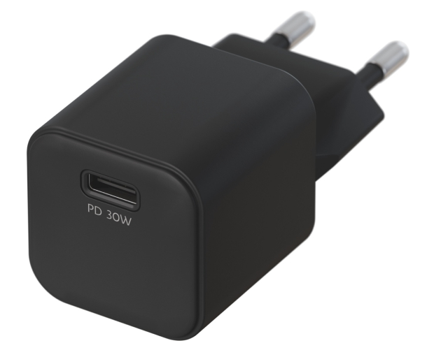 uBear Wall Charger Impulse USB-C, 30W, Черный