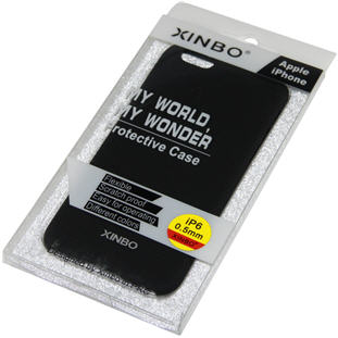 Чехол пластик Xinbo софт-тач для iPhone 6/6S, Черный