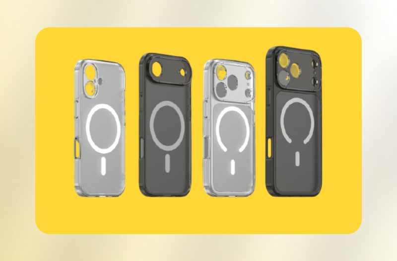 Взгляд на предполагаемый новый дизайн MagSafe для iPhone 17 Pro