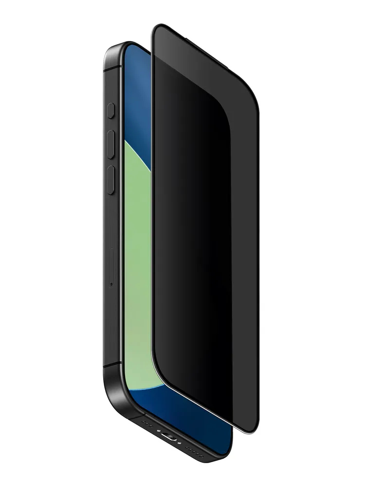 Защитное стекло Uniq для iPhone 17 Pro Max OPTIX Privacy Anti-Dust Filter Black (+installer)