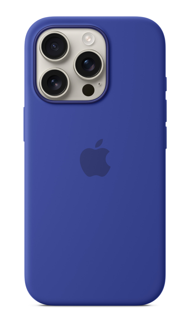 Чехол под оригинал для iPhone 16 Pro, Темно-синий