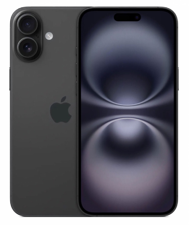 iPhone 16 128Гб, (1 sim + eSIM / 22 цикла), Черный - Б/У . . + +