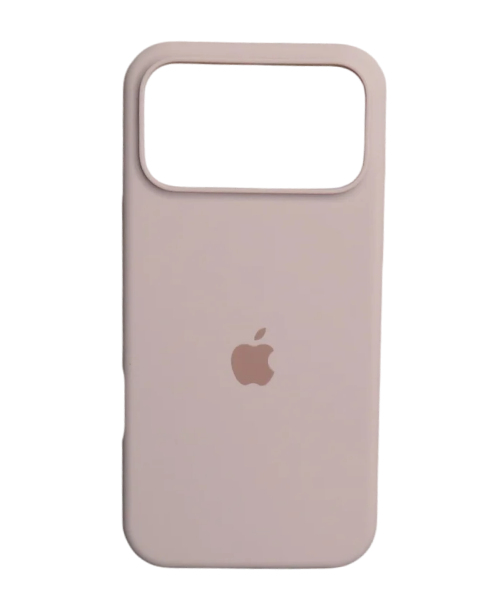 Чехол Silicone Case iPhone 17 Pro Max, Пудровый