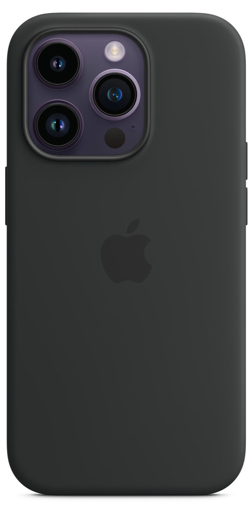 Чехол SILICONE CASE MagSafe с анимацией для iPhone 14 Pro Max Черный