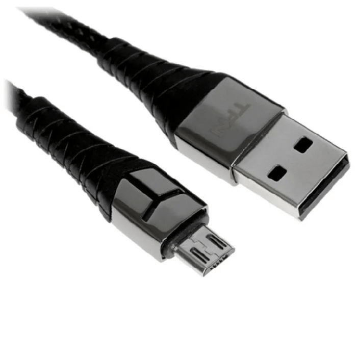 TFN USB-A - Micro-USB 1м, Черный