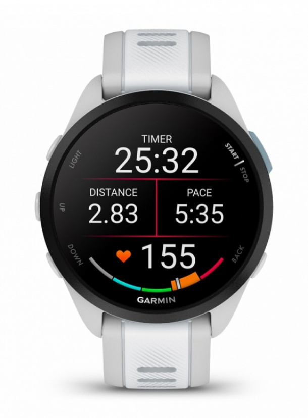 Garmin ForeRunner 165, Серо-белые