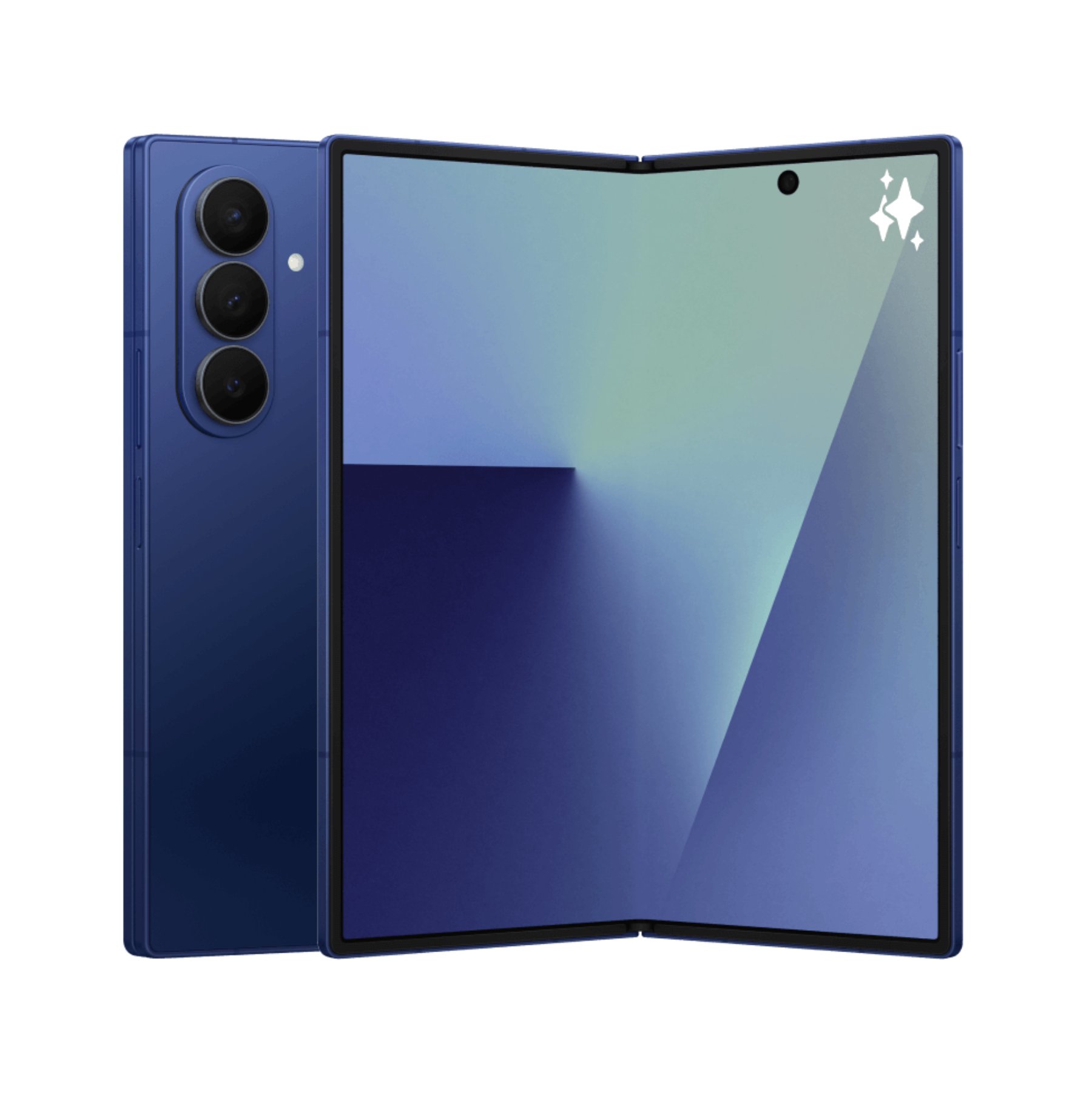 Смартфон Samsung Galaxy Z Fold7 5G 12/256Гб, Синий (битые пиксели) - Б/У