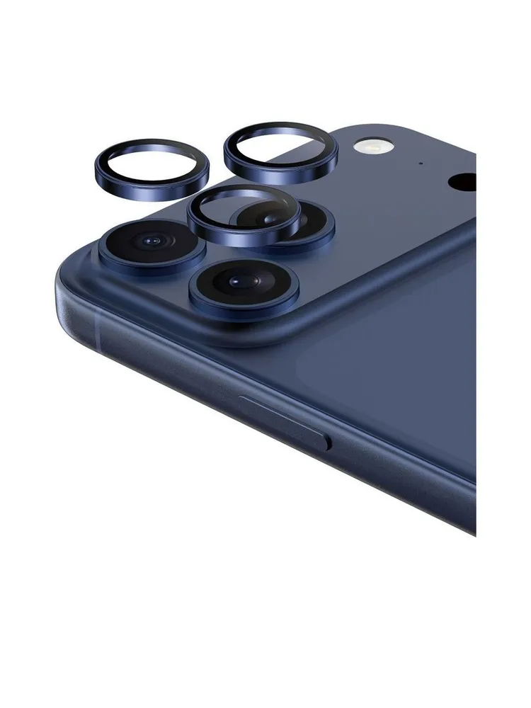 Защитные линзы Keephone SAPPHIRE PVD на камеру iPhone 17 Pro/17 Pro Max, Синий