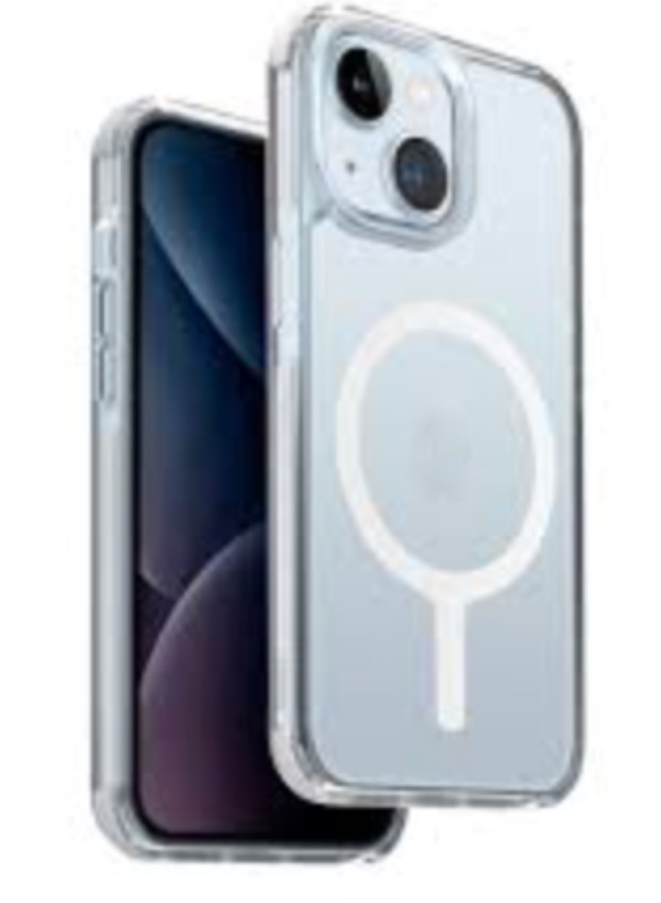 Чехол Uniq для iPhone 15 Pro, Combat AF Белый (MagSafe), Прозарчный