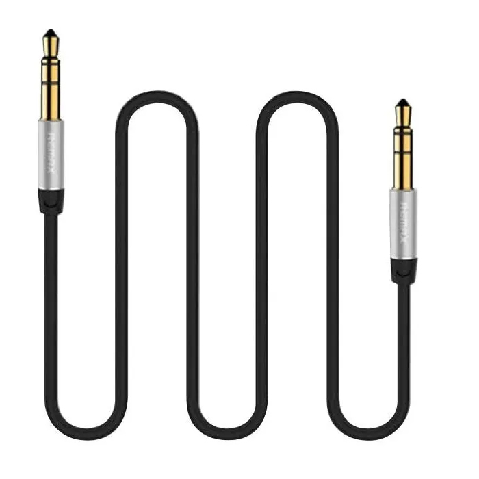 Remax Audio Cable 3.5 AUX 1м, Черный