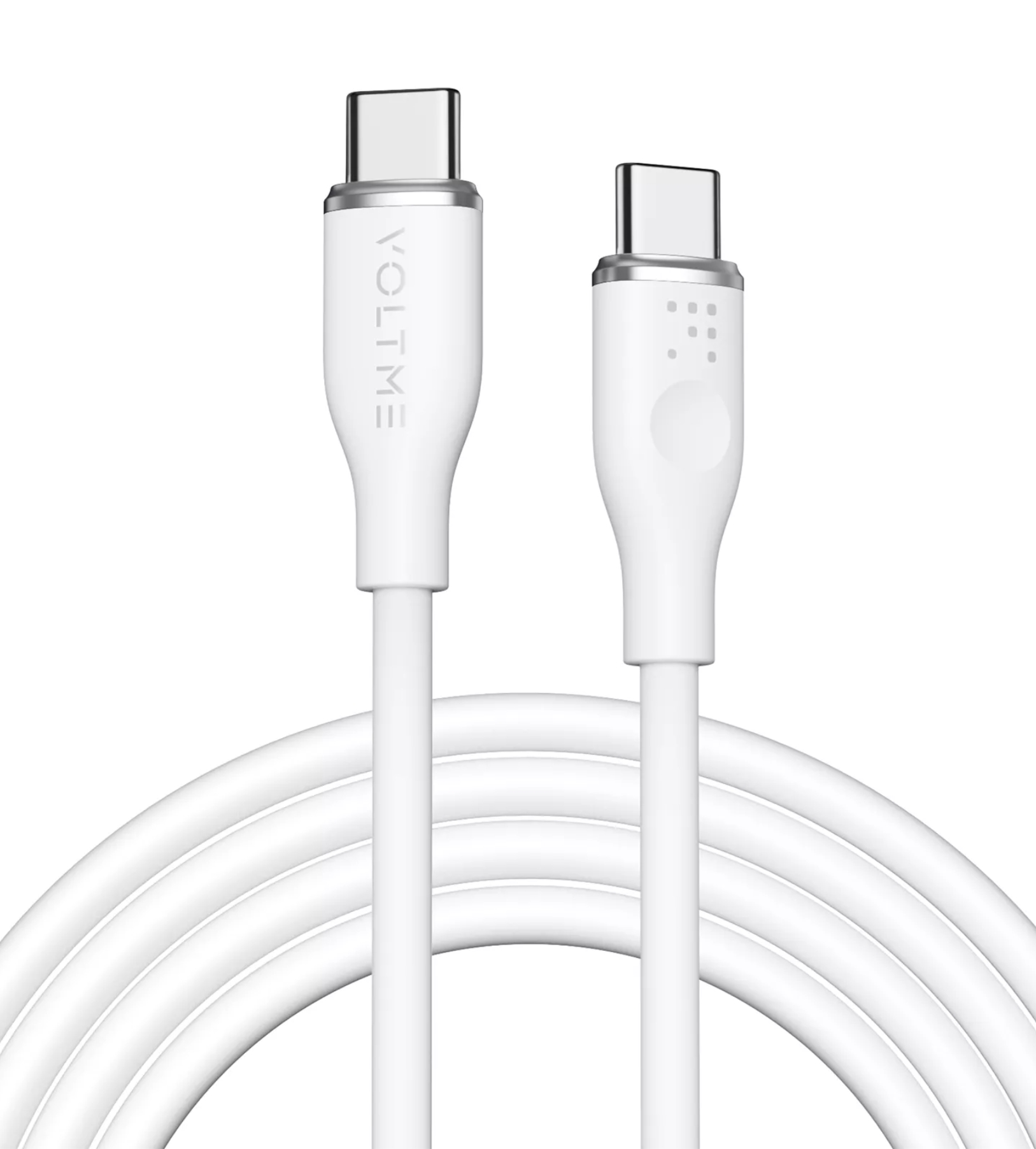 VOLTME EDC (USB-A + Lighting 2.4 A) 1.2м, Белый