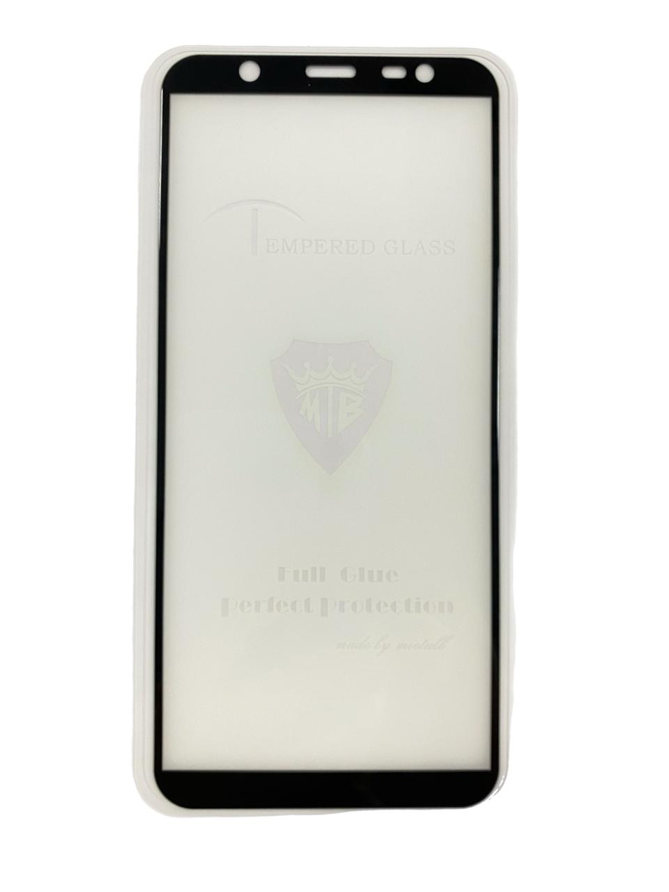 Защитное стекло для Samsung J8+ 2018, Черный