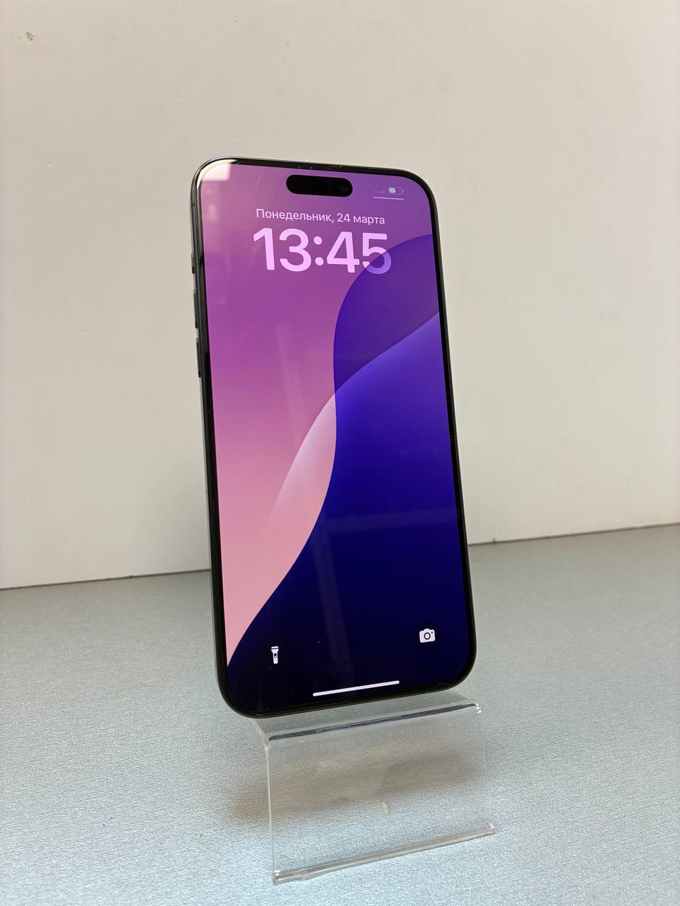 iPhone 15 Pro Max 256Гб, (1sim + eSIM / 88%), Черный - БУ . . +