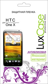 Защитная пленка LuxCase на дисплей для HTC One X, Антибликовая