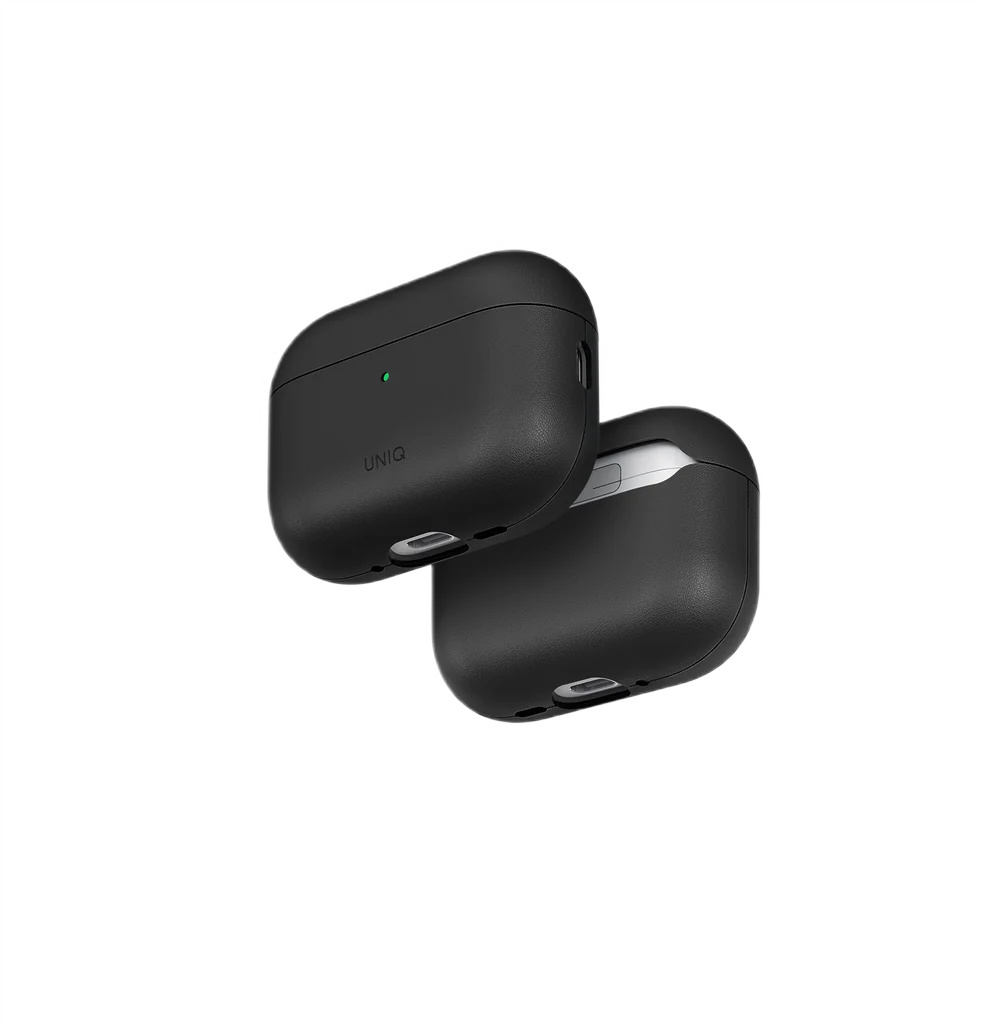 Чехол Uniq для Airpods Pro 3 Lyden Vex Leatherette, Черный