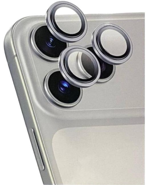 Защитные линзы Keephone SAPPHIRE PVD на камеру iPhone 17 Pro/17 Pro Max, Белый