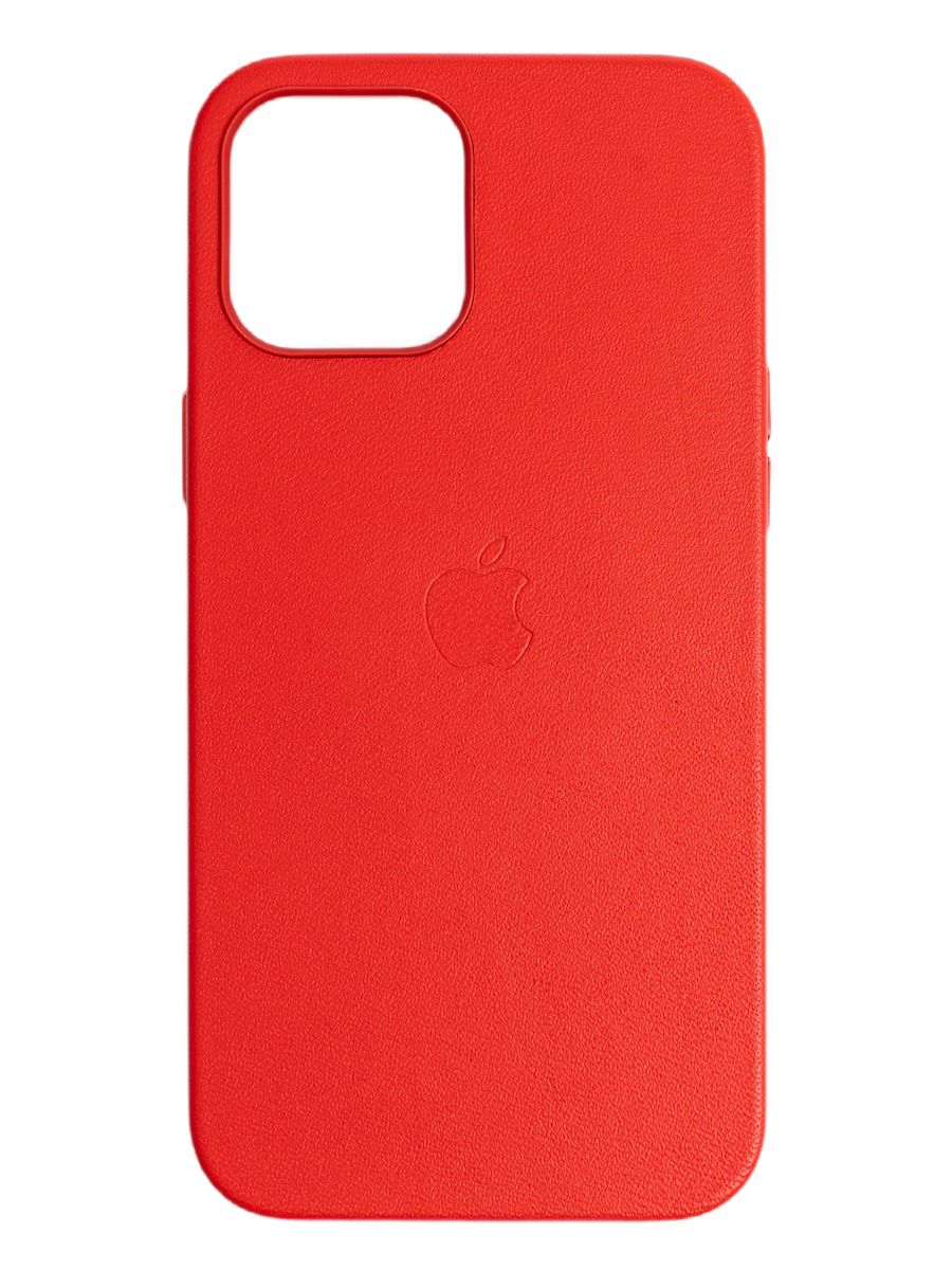 Чехол Кожа MagSafe для iPhone 12 Pro Max, Красный Чехол Кожа MagSafe для iPhone 12 Pro Max, Красный