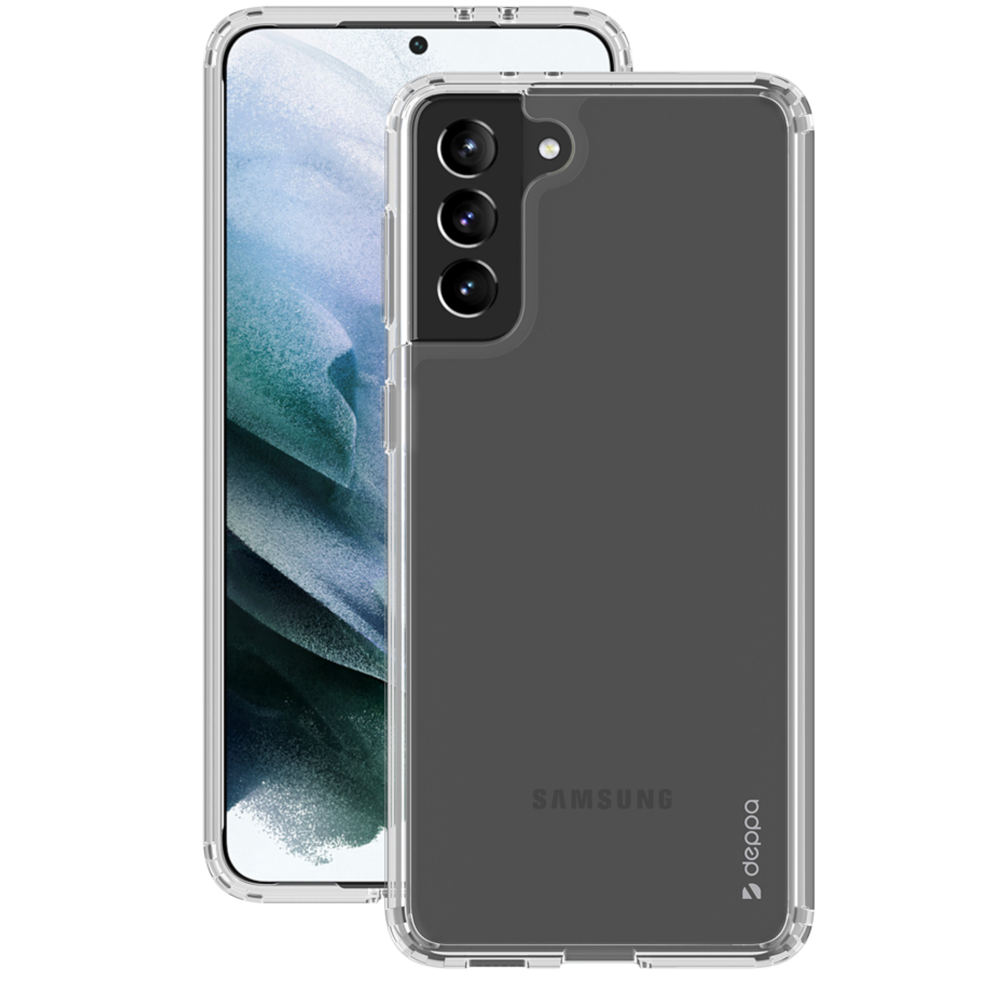 Чехол Deppa для Samsung Galaxy S21 Plus, Прозрачный