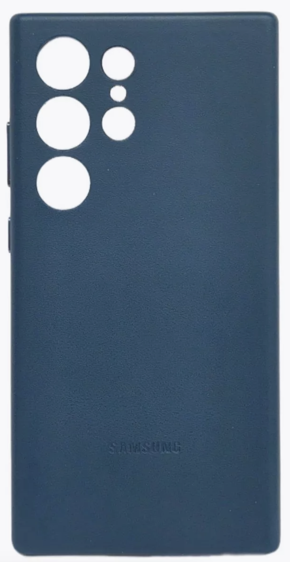 Чехол Кожа для Samsung Galaxy S24 Ultra, Темно-синий