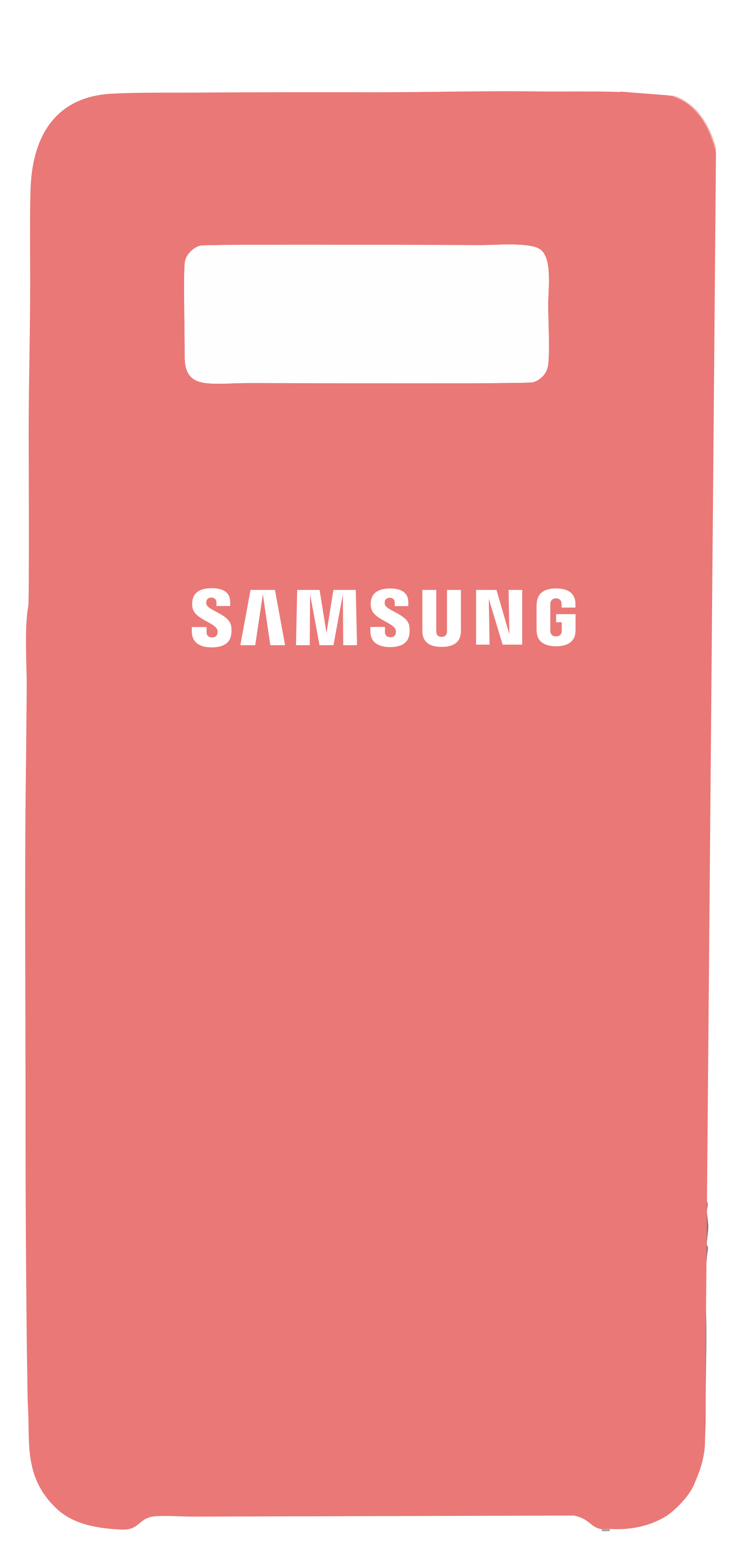 Чехол Силиконовый для Samsung Galaxy Note 8, Коралловый