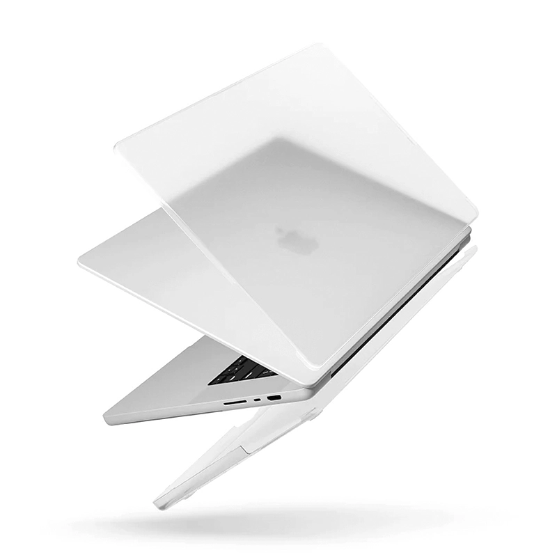 Чехол Uniq Claro для Macbook Pro 14, 2021-2024, Матовый прозрачный