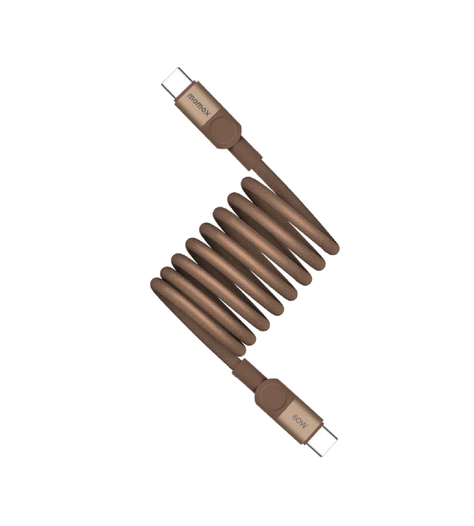 Momax DC61L2 Mag. Link 60W USB-C – USB- C, L-2m, Магнитный кабель, Золотистый