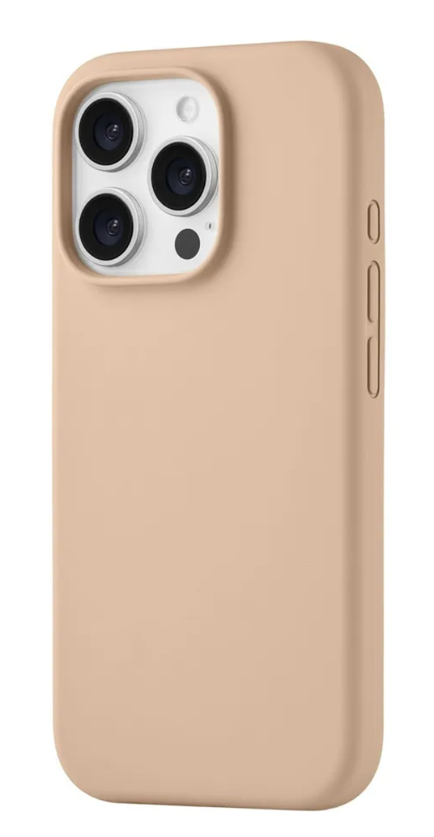 Чехол Ubear Touch Mag для iPhone 16 Pro, Силикон, софт-тач, Латте