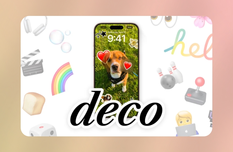 Deco» - новое забавное приложение, позволяющее создавать обои по своему вкусу