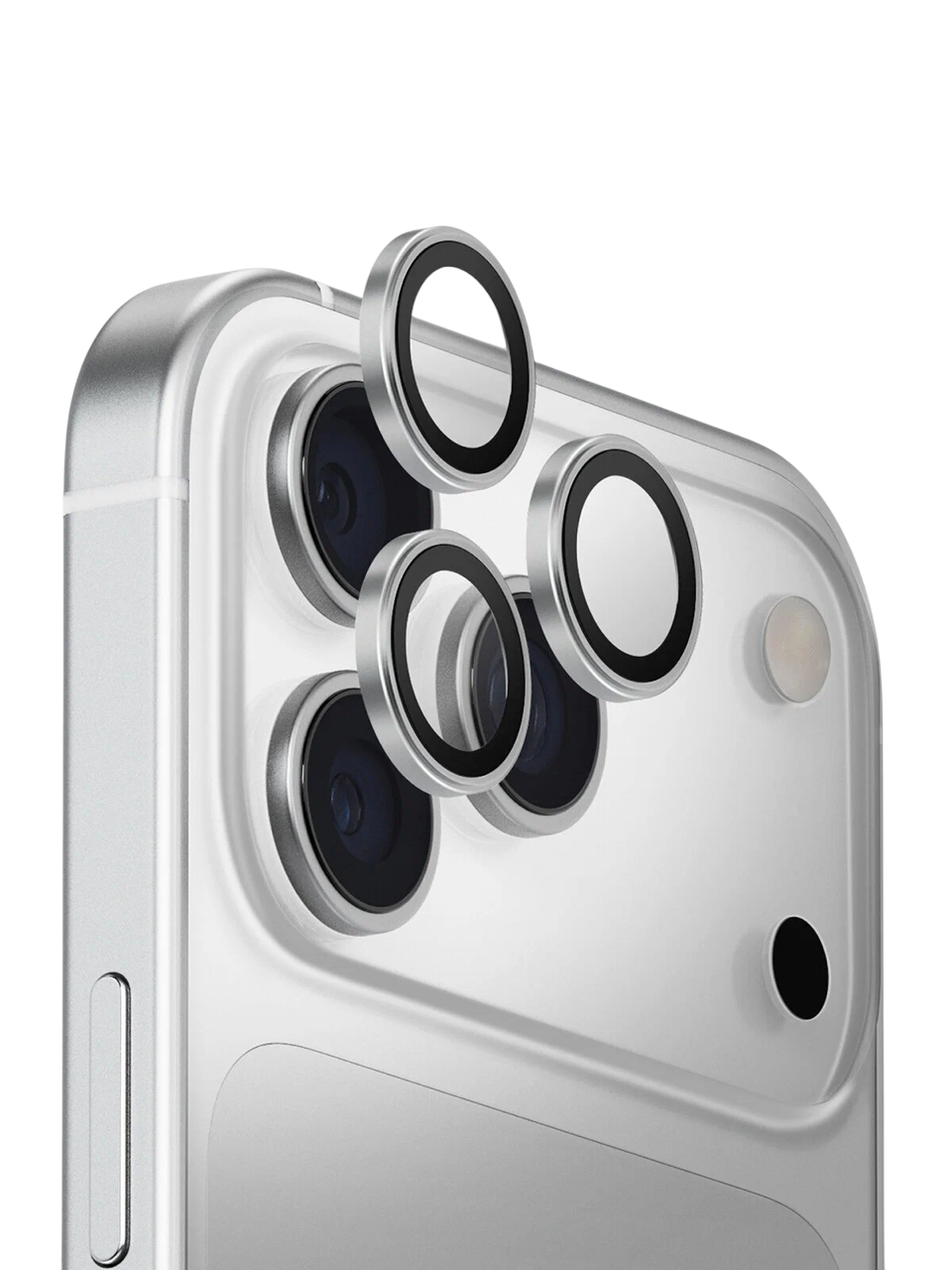 Защитное стекло Uniq OPTIX Camera Lens AluGuard Sterling Silver на камеру для iPhone 17 Pro/17 Pro Max