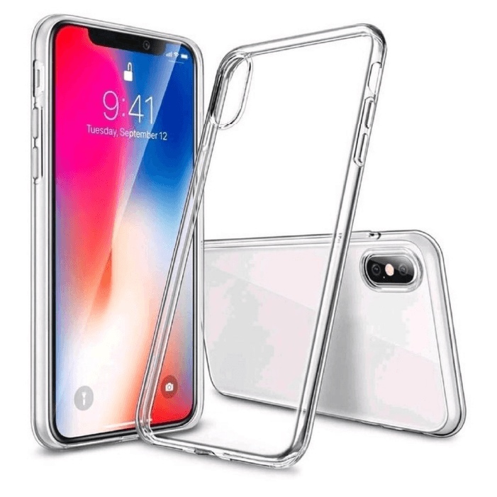 Чехол Силиконовый Borasco для Apple iPhone X / XS, Прозрачный