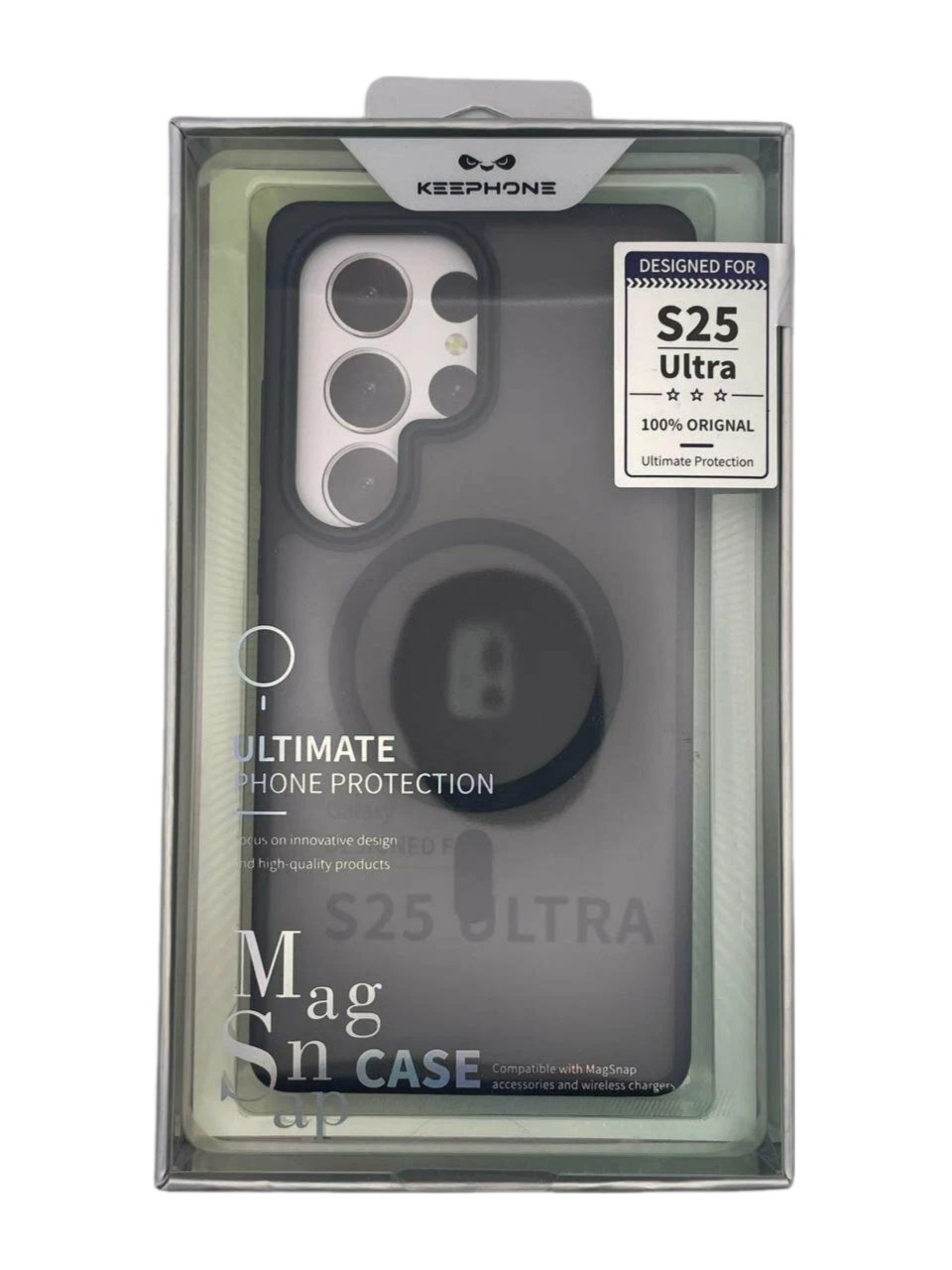 Чехол Keephone Ultimate Protection Galaxy S25 Ultra, Черный