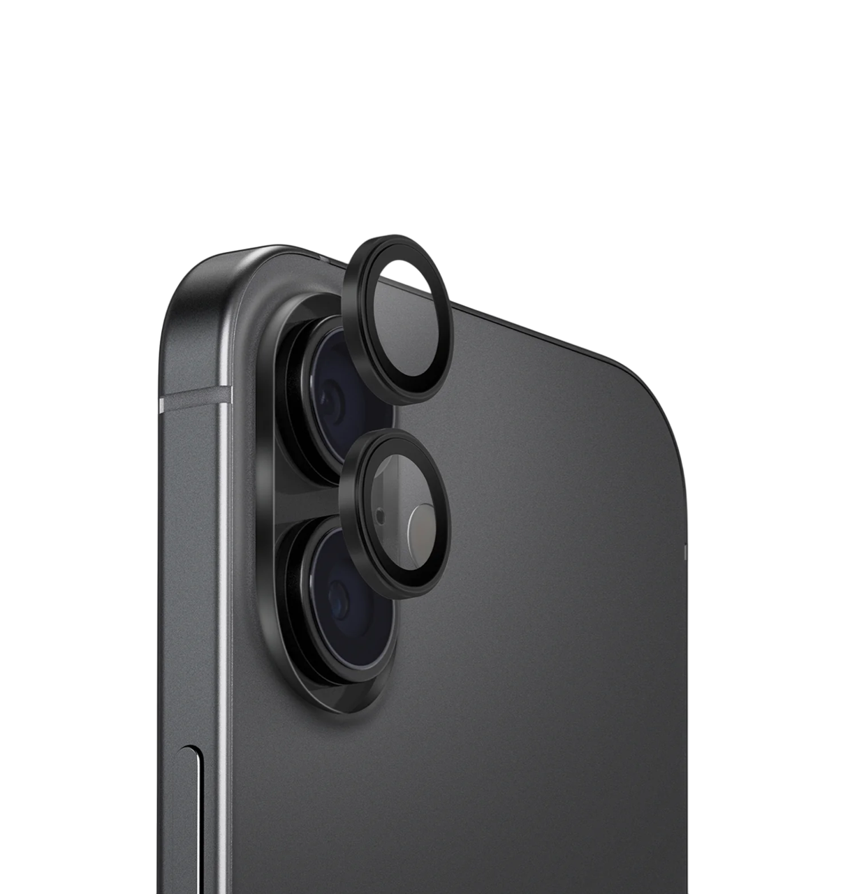 Защитное стекло Uniq для iPhone 17 OPTIX Camera Lens AluGuard Midnight Black