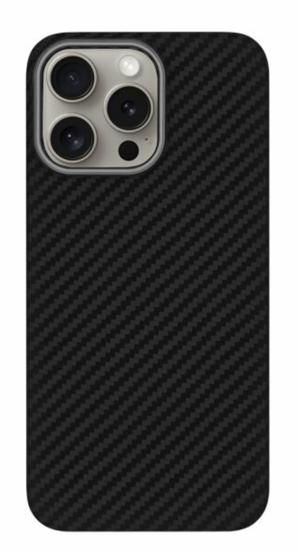 Чехол K-DOO MagSafe Кевлар для iPhone 15 Pro Max, Черный
