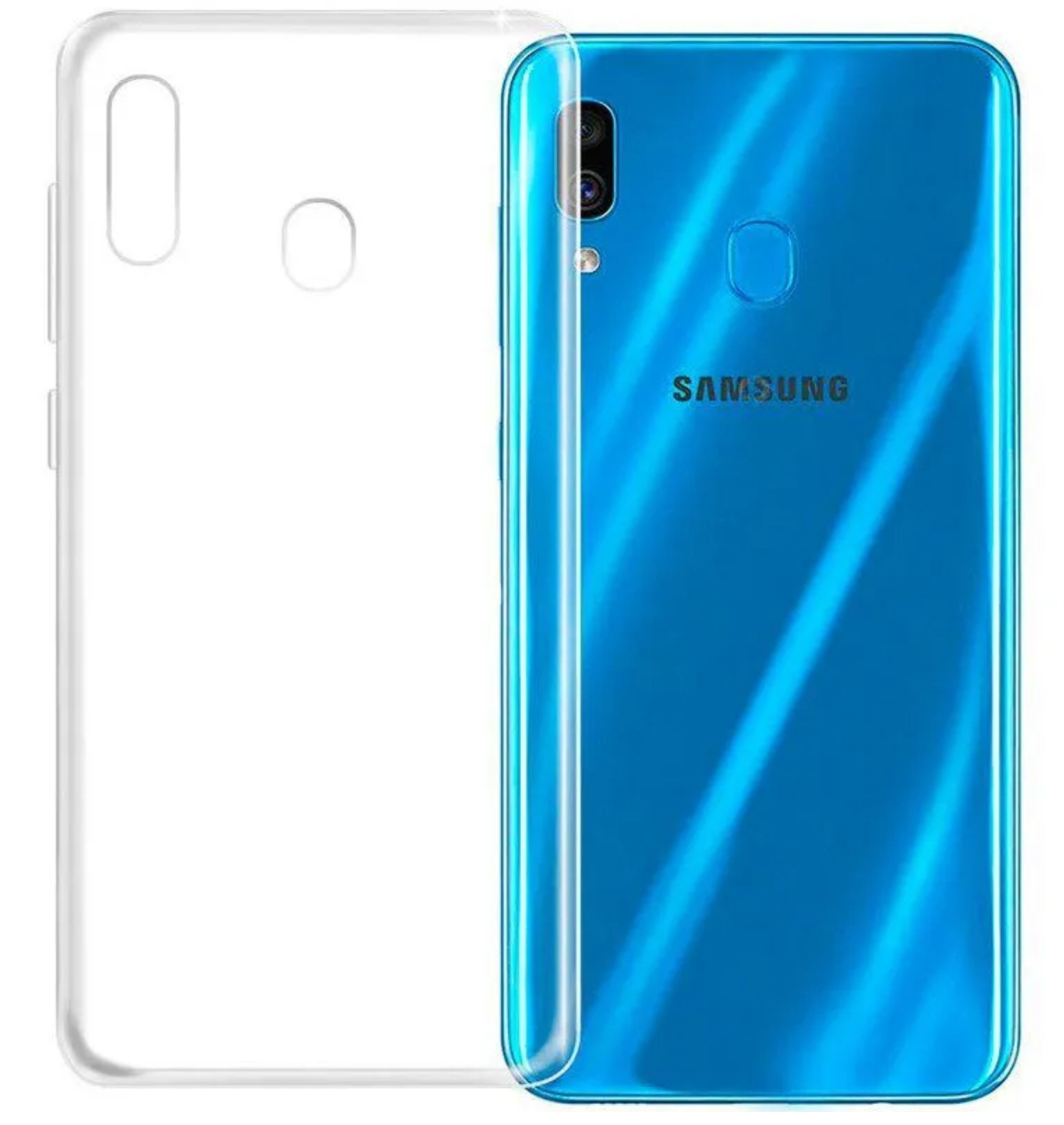 Чехол Силиконовый для Samsung A20