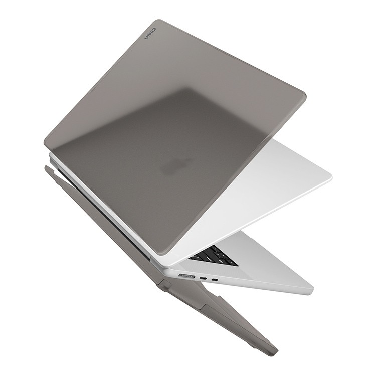 Чехол Uniq Claro для Macbook Air 13, 2022-2024, Матовый серый