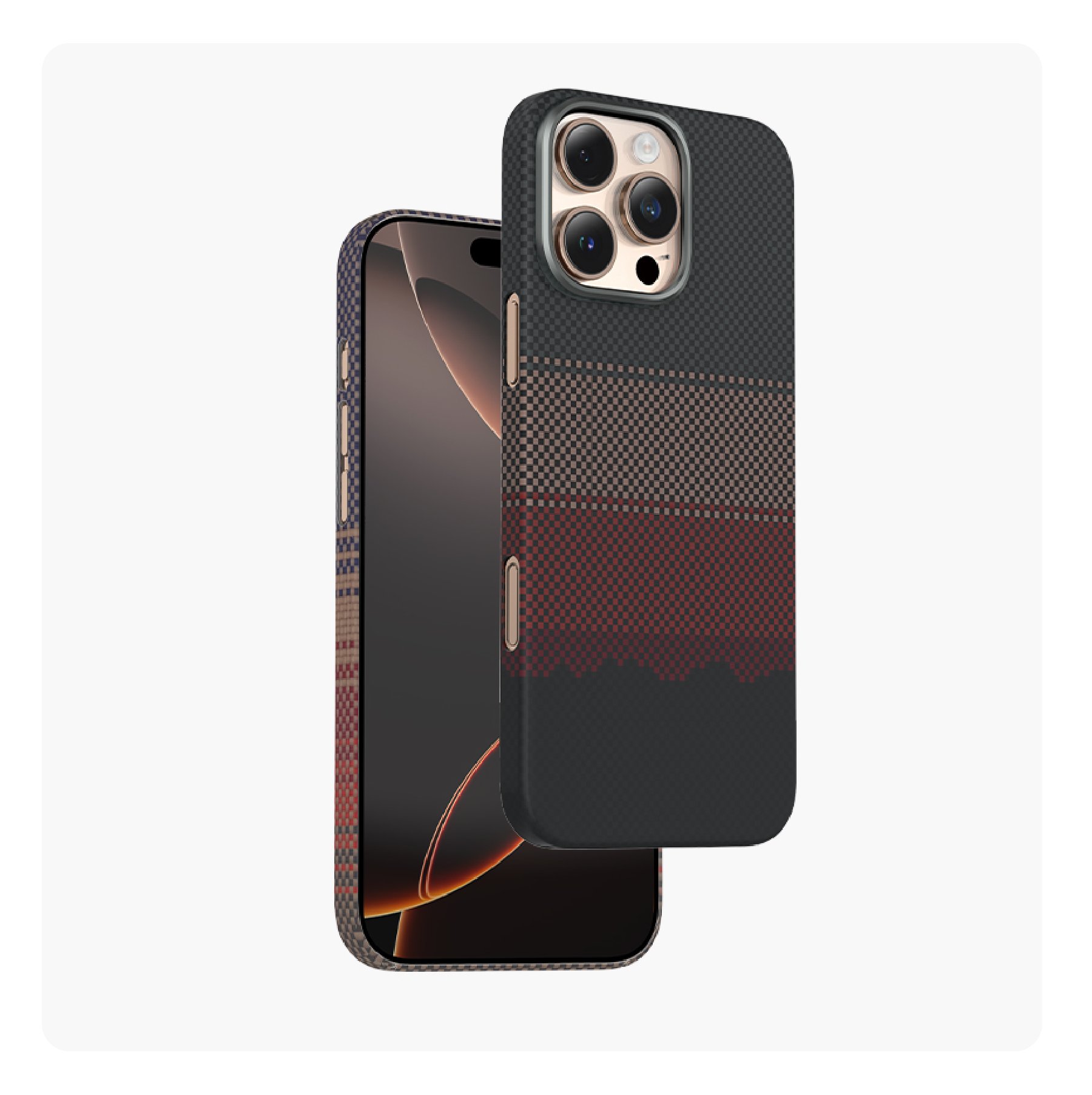 Чехол Keephone Kevilar для iPhone 16 Pro Max, Серый