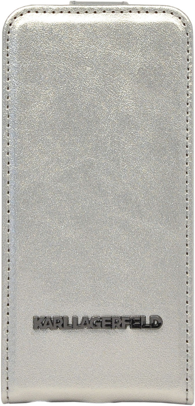 Чехол Lagerfeld для iPhone 5/5S/SE, VINYL, Белый, KLFLP5GLW