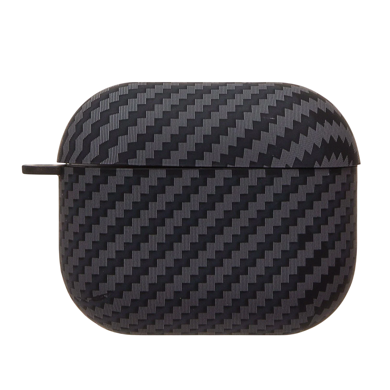 Чехол LUXO Карбон для Airpods 4, Чёрный