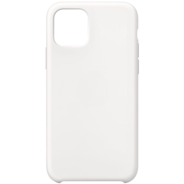 Оригинальный Силиконовый чехол для iPhone 14, Белый