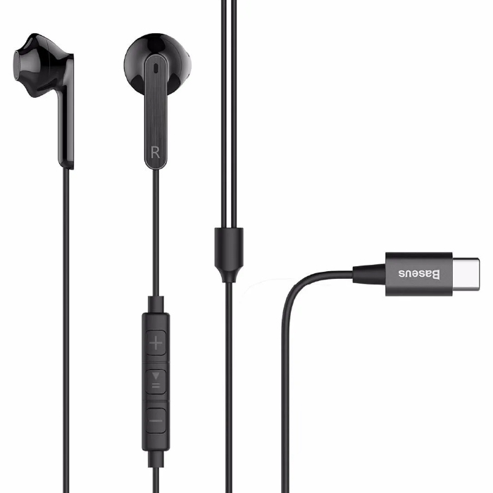 Baseus Encok Wire Earphone C16, Черные Baseus Encok Wire Earphone C16, Черные