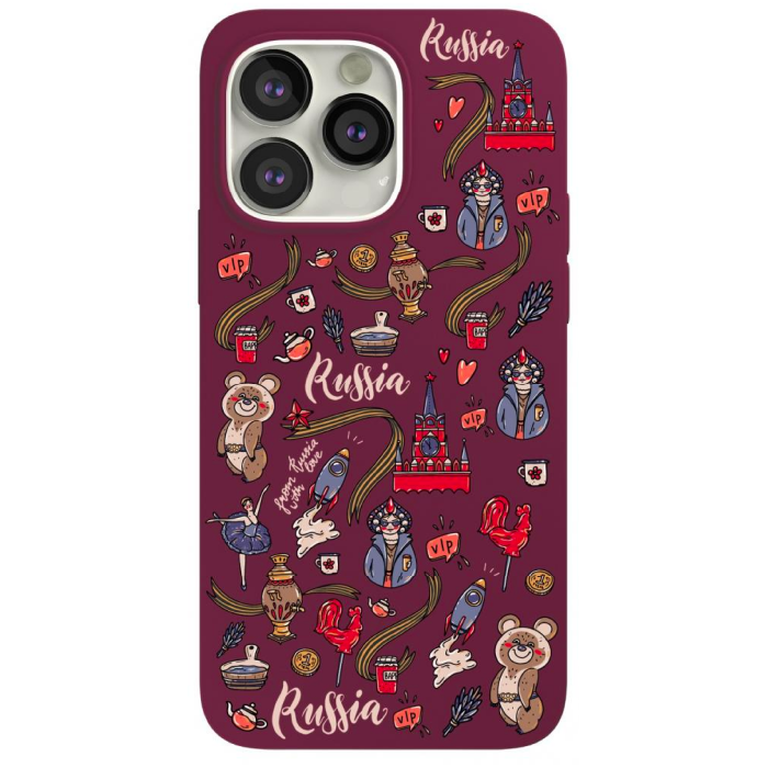 Защитный чехол "vlp" для iPhone 13 PRO MAX, Россия, Марсала