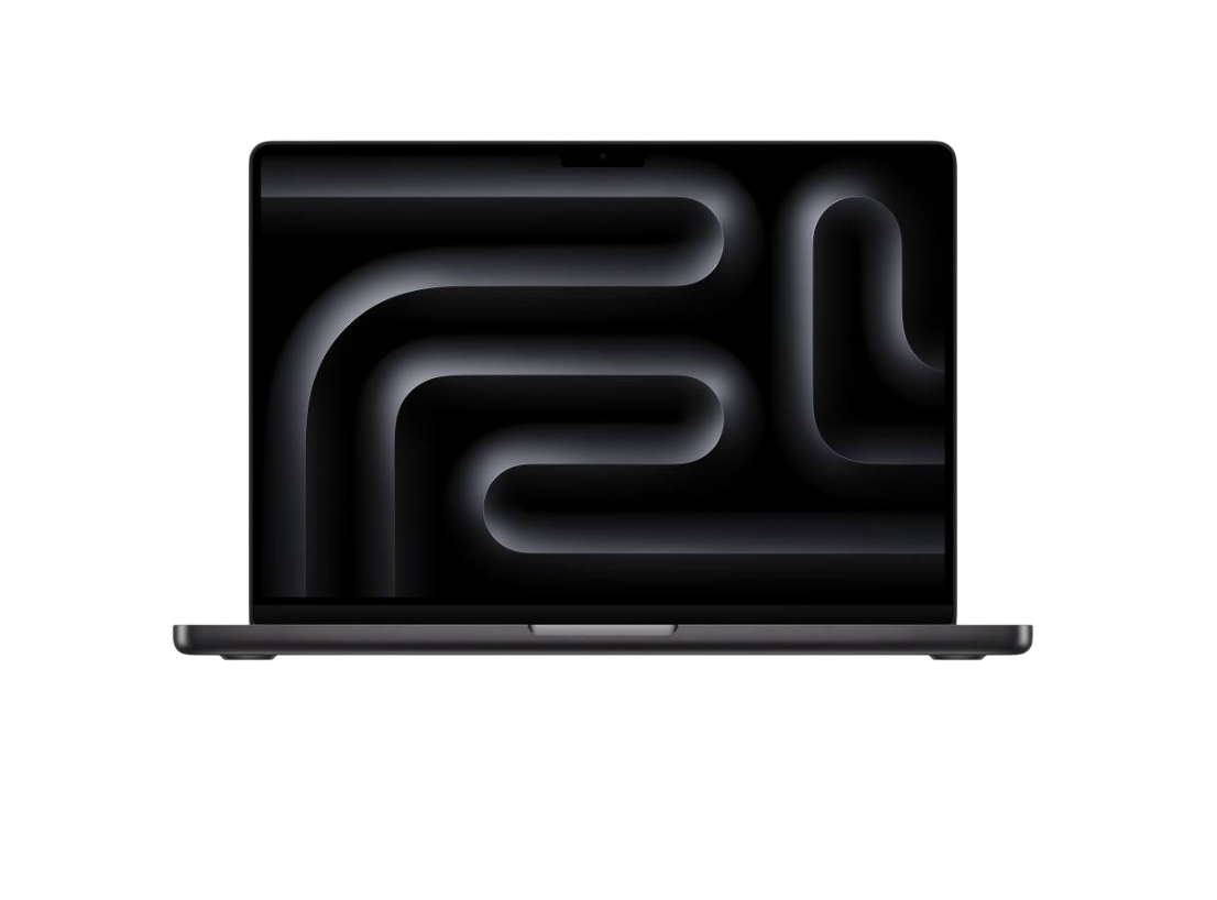 Apple MacBook Pro 14", Конец 2023, M3 Pro, 11C CPU, 14C GPU/18Гб/512Гб SSD, Космический черный MRX33