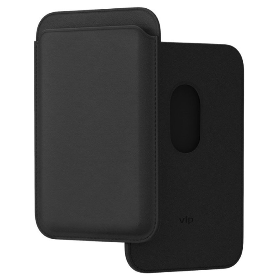 Чехол-бумажник «vlp» из экокожи с MagSafe, Черный