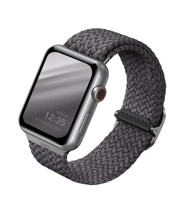Ремешок Uniq для Apple Watch 42/40/41мм ASPEN Плетеный ремешок, Серый