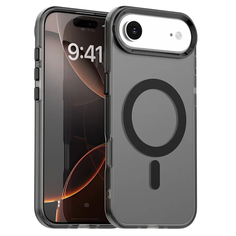 Чехол Keephone Mago Pro MagSafe для iPhone Air, Прозрачно-черный