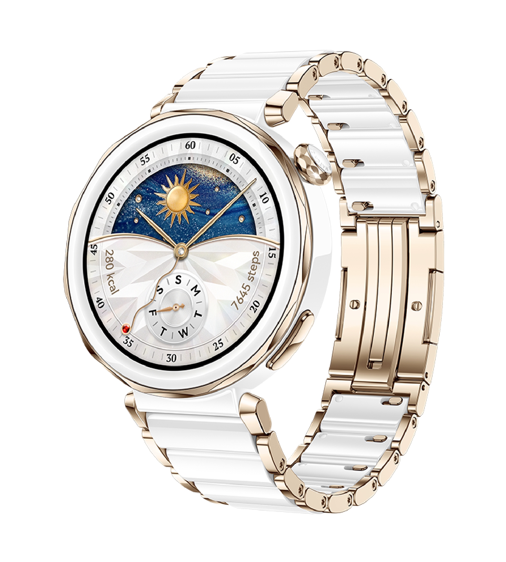 GT 5 Pro,  Белый керамический ремешок, 42мм